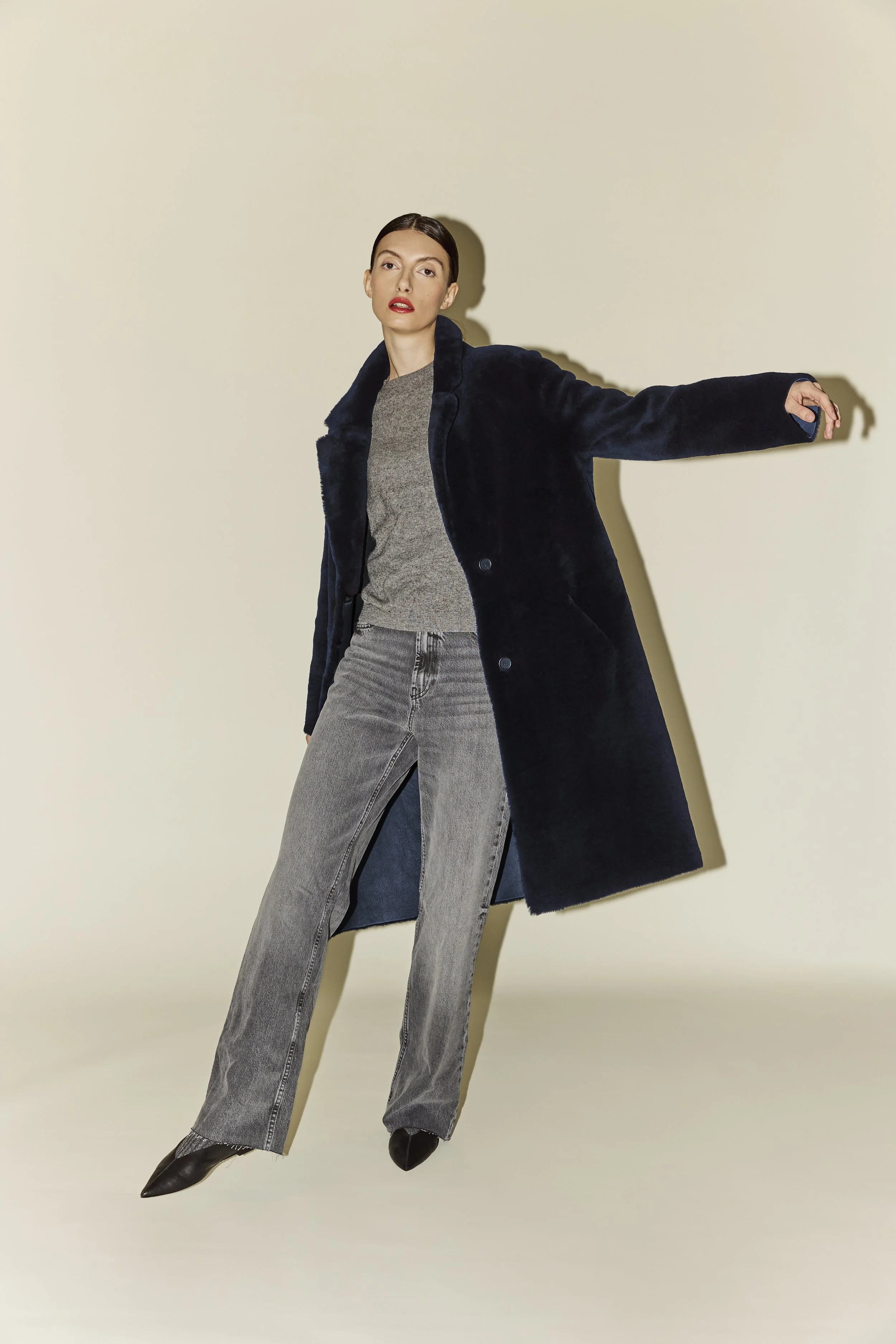 コート INES&MARECHAL FW23 NOBLE MANTEAU (NOBLE ARDOISE) Main Collection Fall / Winter 2023 — Inès & Maréchal